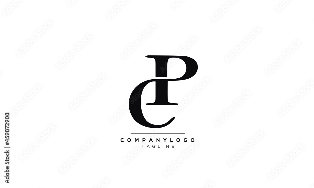 Obraz premium Alphabet Initial Letter Monogram Icon Logo vector illustration abstract web character logotype initials icon badge business brand