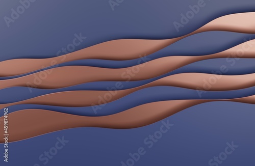 3D illustration Blue abstract texture.paper art style can be used in cover design,website backgrounds or advertising.