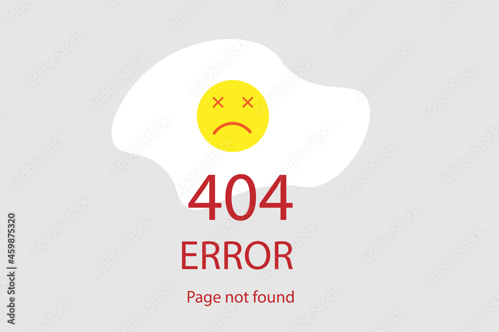 Obraz premium Concept page 404 error