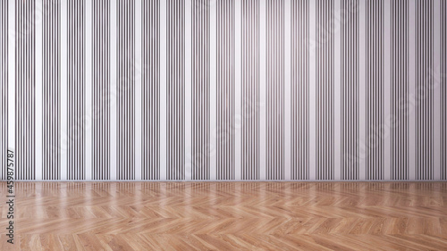 Empty room with Wall Background. 3D illustration  3D rendering 