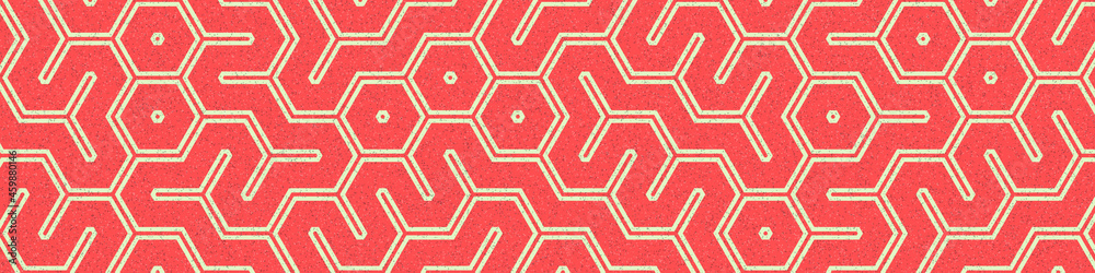 Colour Hexagon Tile Connection art background design illustration Colour Hexagon Tile Connection art background design illustration