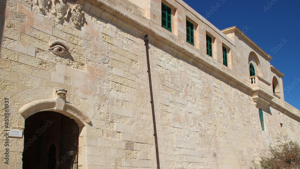 saint-elmo fort in valletta (malta) 