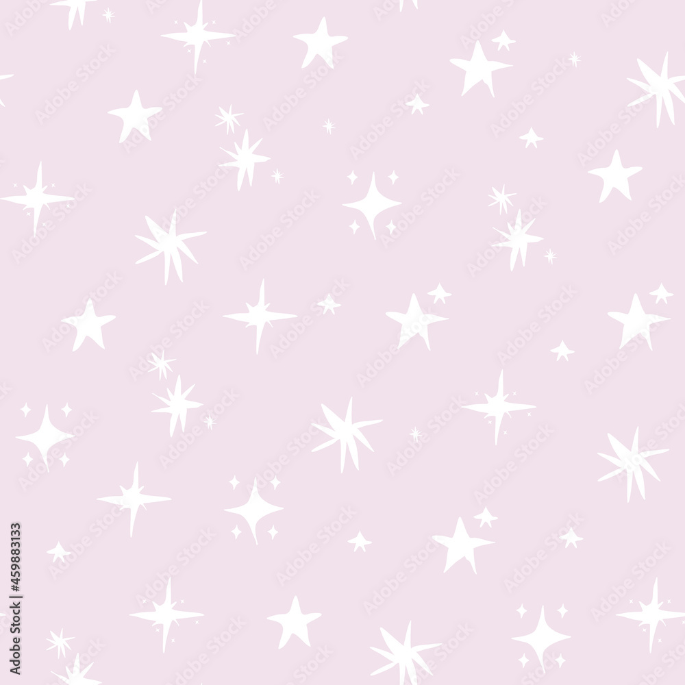 hand draw stars pattern. Vector illustration hand draw stars pattern. Vector illustration