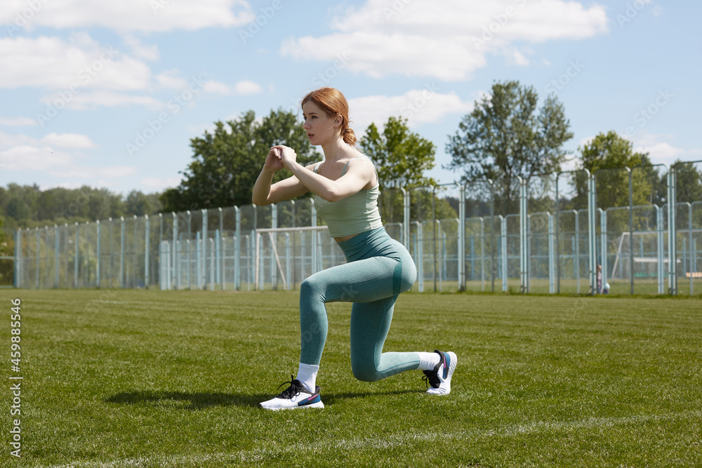 woman doing stretching exercise