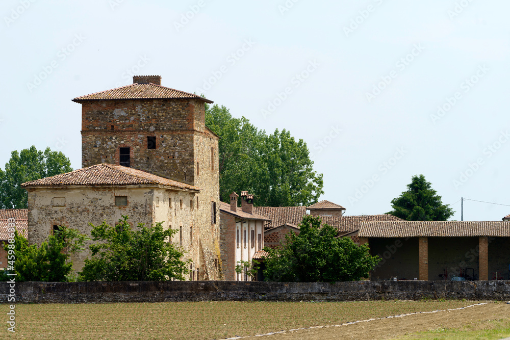 Old farm near Centovera, Piacenza province, Emilia-Romagna