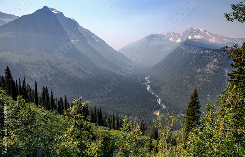 Mountain Views from Going to the Sun Road, Glacier National Park, Montana © Stephen