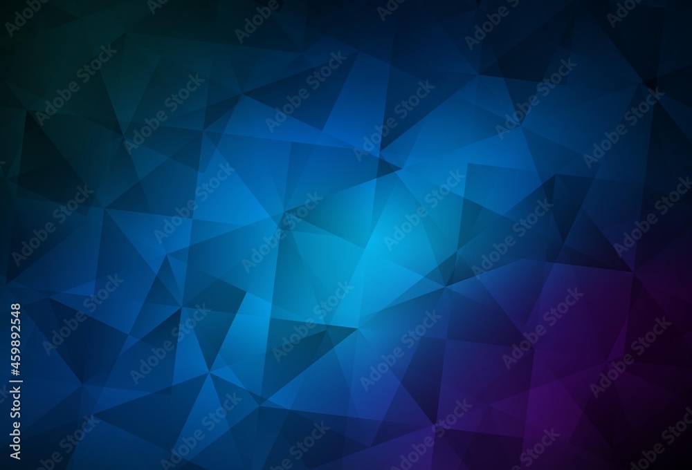 Dark Pink, Blue vector triangle mosaic background. Dark Pink, Blue vector triangle mosaic background.