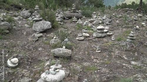 the nature of the Altai mountains in the summer periud