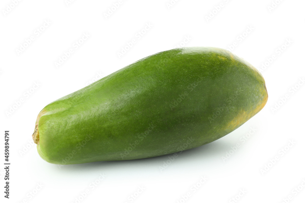 Fresh ripe papaya isolated on white background Fresh ripe papaya isolated on white background