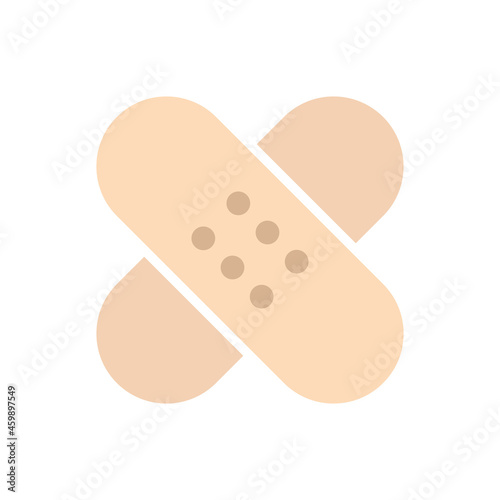 plaster flat design vector style icon