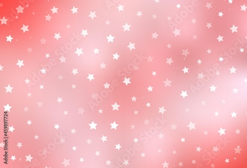 Light Red vector background in Xmas style. © smaria2015