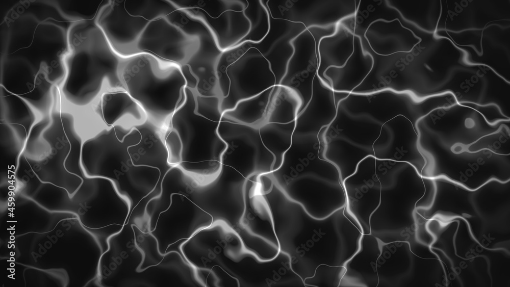 Obraz premium Cororized water caustics on black background. Seamless Texture. Colorfull shiny rays reflections in the water.