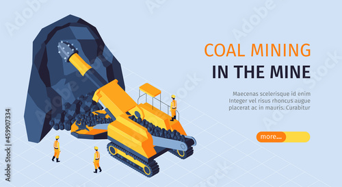 Mine Industry Horizontal Banner