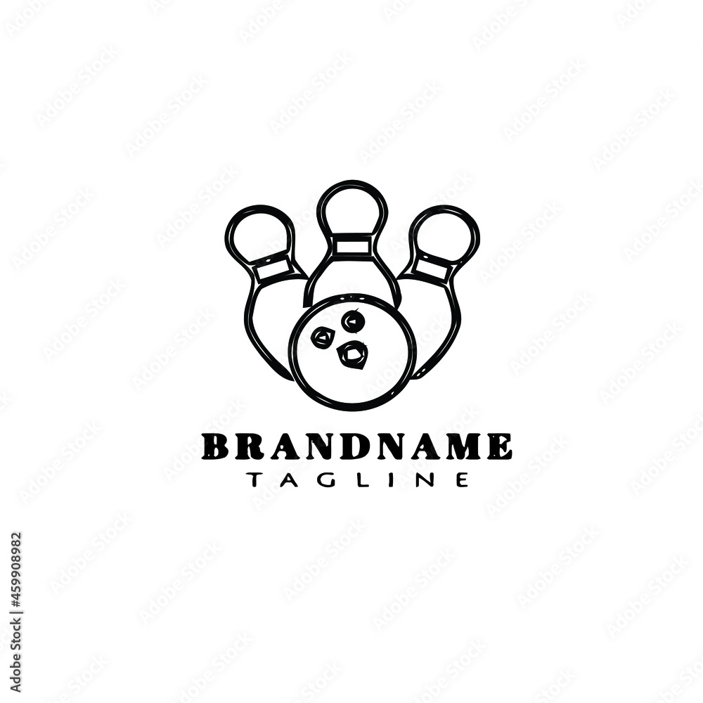 bowling cartoon logo icon design template creative isolated vector illustration bowling cartoon logo icon design template creative isolated vector illustration