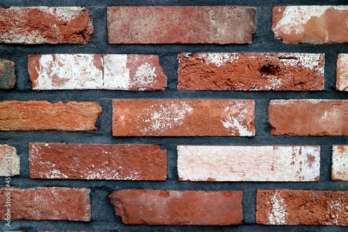 red brick wall