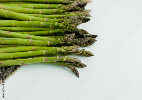 beautiful green fresh asparagus 