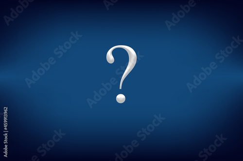 Question Mark on blue background, Thinking, Question Mark Icon