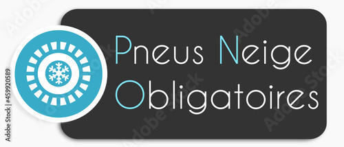 Etiquette Pneus Neige Obligatoires