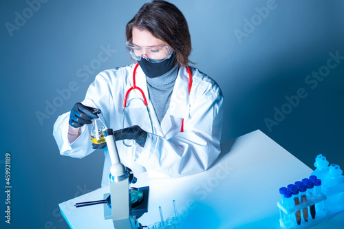 Medical laboratory worker. ...