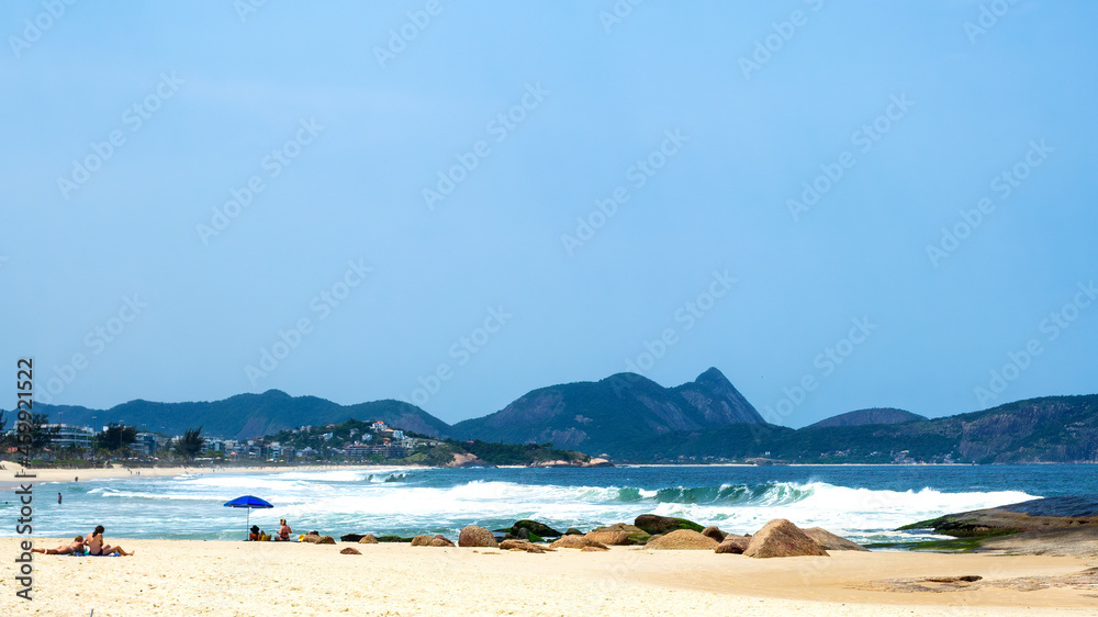 Piratininga Beach in Niteroi, Rio de Janeiro, Brazil. 