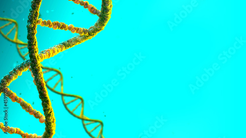 Genetic mutation concept. M...