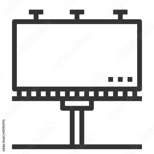 BILLBOARD LINE ICON 