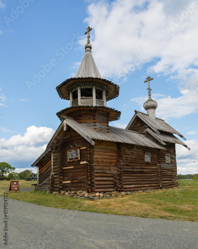 a monument of ancient architecture on the Kizhi island on Lake Onega © skif55