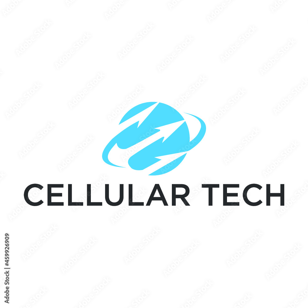 Cellular tech logo design