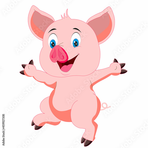 Мультяшное изображение свинки.