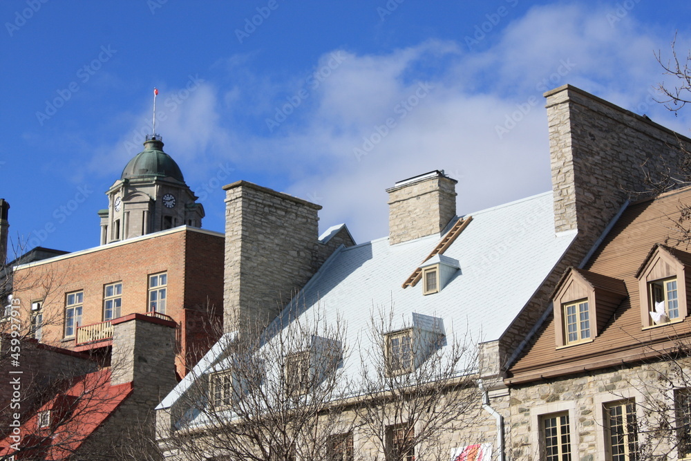 old houses in the city