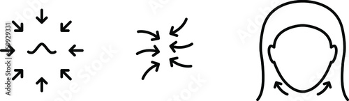 Fotografia skin tightening icon