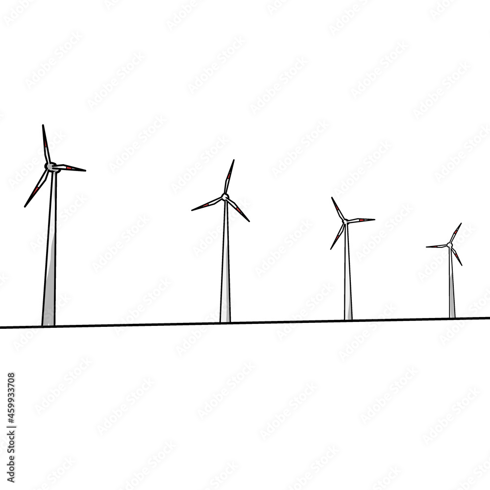 Wind power station Wind power station