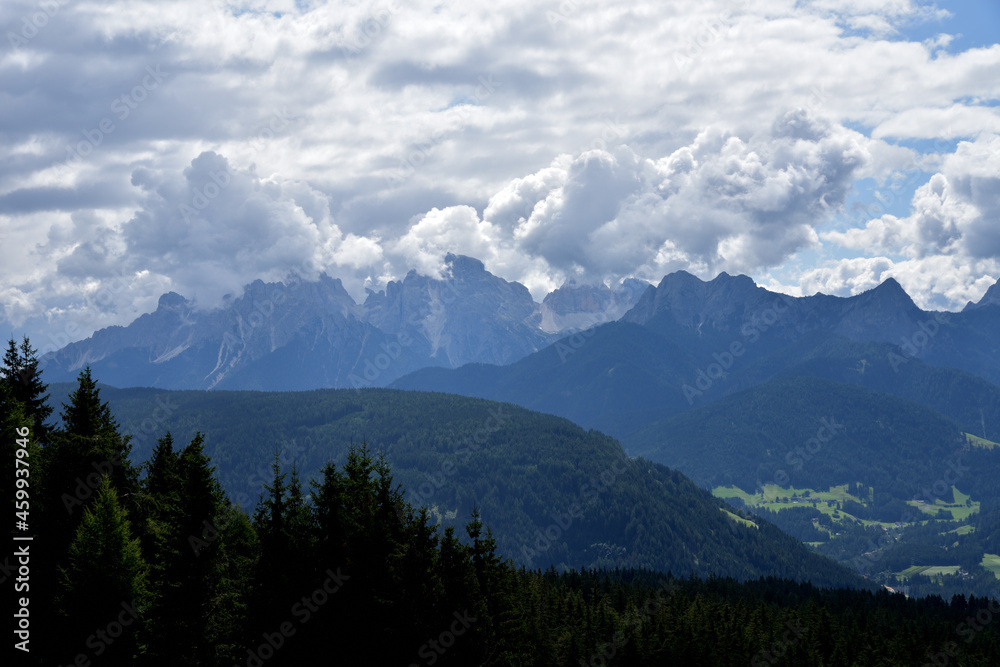 Cloudy summer day