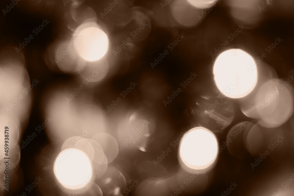 Blurred lights brown background. Abstract bokeh with soft light Blurred lights brown background. Abstract bokeh with soft light