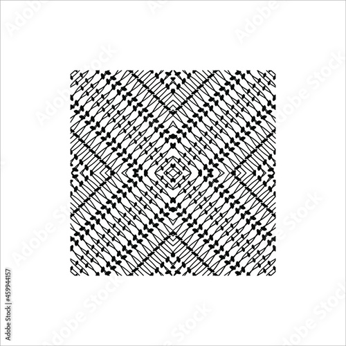 Abstract Lines Motifs Pattern. Ornamental Decoration for Interior, Exterior, Carpet, Textile, Garment, Cloth, Silk, Tile, Plastic, Paper, Wrapping, Wallpaper, Pillow, Sofa, Background, Ect. Vector 