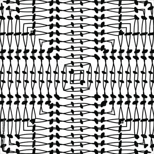 Abstract Lines Motifs Pattern. Ornamental Decoration for Interior, Exterior, Carpet, Textile, Garment, Cloth, Silk, Tile, Plastic, Paper, Wrapping, Wallpaper, Pillow, Sofa, Background, Ect. Vector 