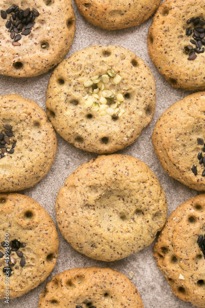 hemp cookies background texture hemp cookies background texture