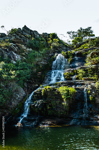 waterfall in Serra do Cipó, State of Minas Gerais, Brazil