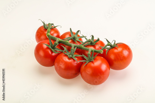 Fresh ripe cherry tomato branch