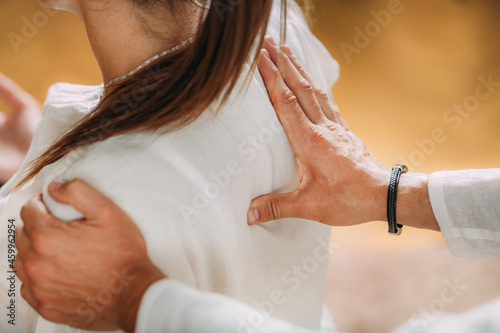 Tableau sur toile Shiatsu Massage.