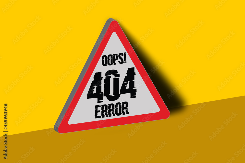 Obraz premium 404 error concept