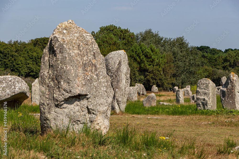 Standing Stones, Kerzerho, Erdeven, Morbihan, France, Europe Standing Stones, Kerzerho, Erdeven, Morbihan, France, Europe