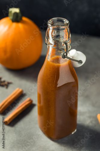 Homemade Organic Pumpkin Spice Simple Syrup