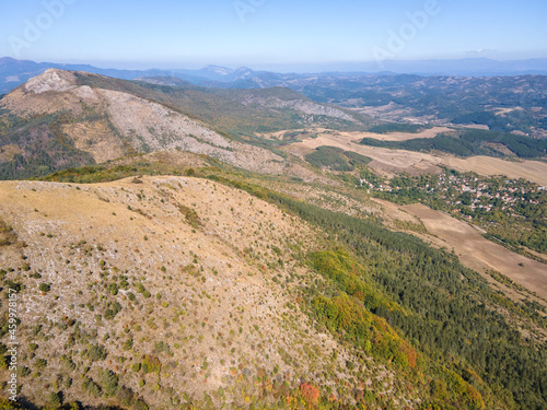 Amazing Autumn Landscape of Lyubash mountain, Bulgaria