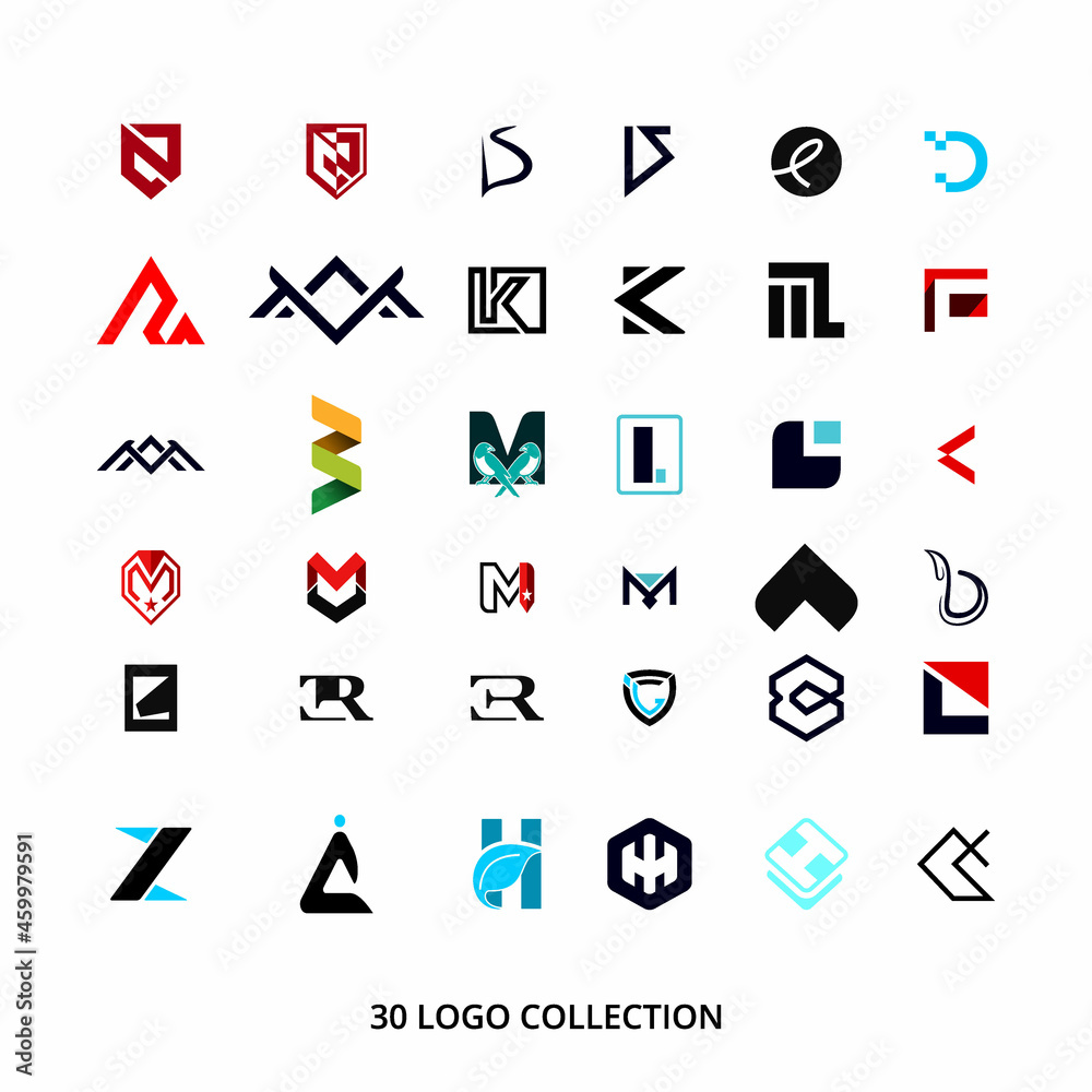 Set bundle logo design collection Set bundle logo design collection