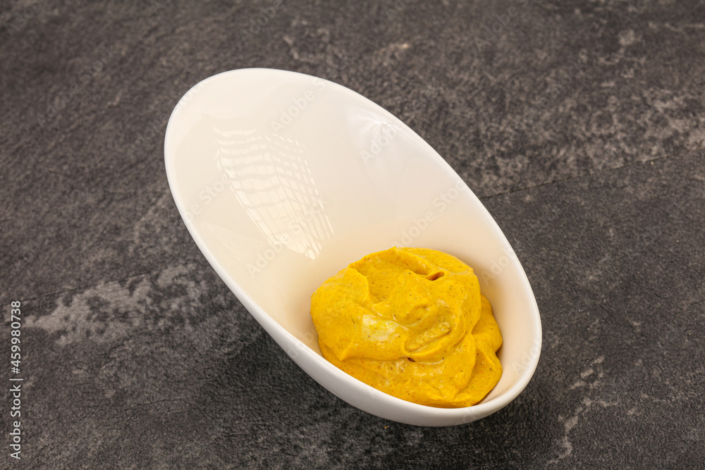 Asian Curry sauce in the bowl Asian Curry sauce in the bowl