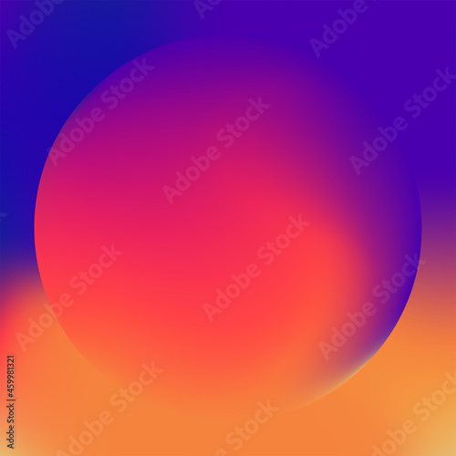 Cosmic vector gradient mesh background. Virtual reality concept, holographic abstract background. 