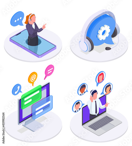 Call Center Set
