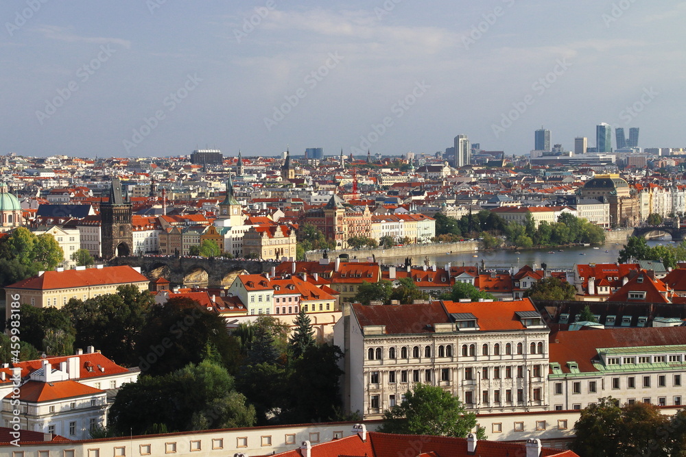 Obraz premium view to Prague from above