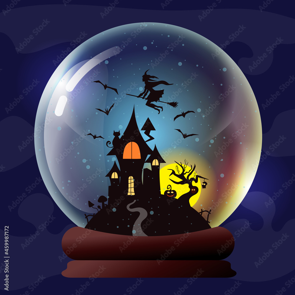 Glass witch ball